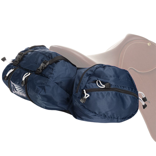 EasyCare Delux Stowaway Cantle Saddle Bag in Navy