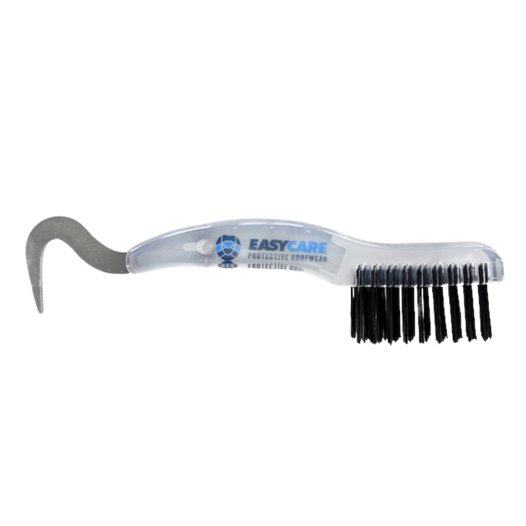 EasyCare Hoof Pick Wire Brush Side View