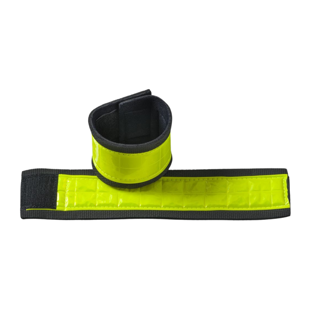 Reflective Leg Bands for Safety Pair in Reflective Yellow & Black